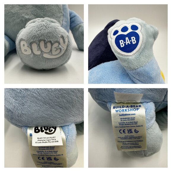 17" Bluey Build A Bear Workshop Plush with Talking Voice Box - Picture 10 of 11